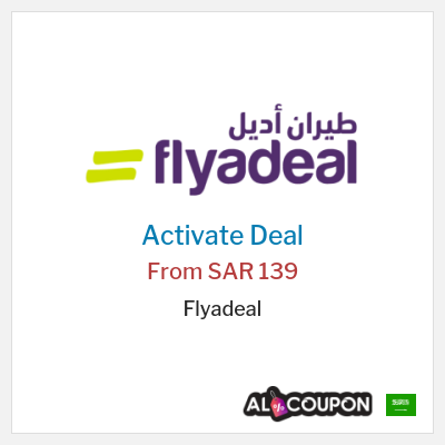 Coupon discount code for Flyadeal Flight Deals & Discounts