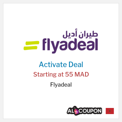 Special Deal for Flyadeal Starting at 55 MAD