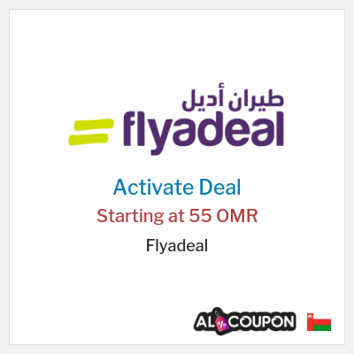 Special Deal for Flyadeal Starting at 55 OMR