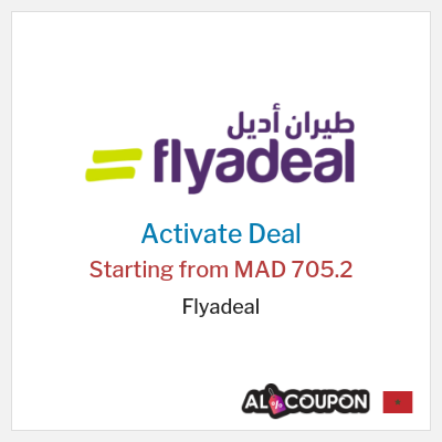 Special Deal for Flyadeal Starting from MAD 705.2