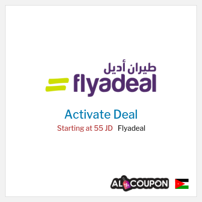 Special Deal for Flyadeal Starting at 55 JD