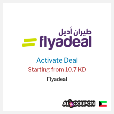 Special Deal for Flyadeal Starting from 10.7 KD