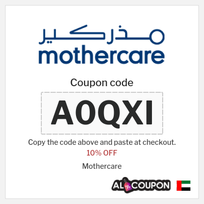 Coupon for Mothercare (A0QXI) 10% OFF