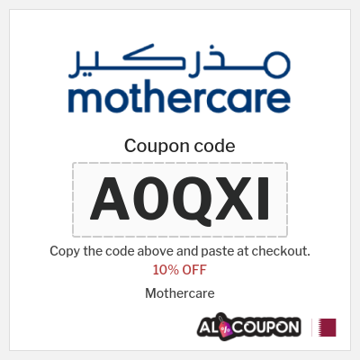 Coupon for Mothercare (A0QXI) 10% OFF