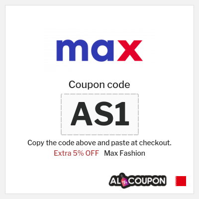 Max Fashion Coupon (AS1) Max Promo Code Black Friday Bahrain 2025