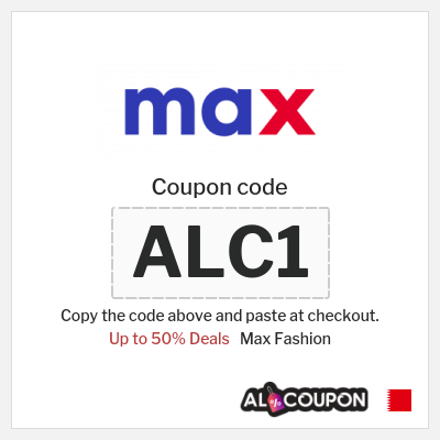 Max Fashion Coupon (ALC1) Max Promo Code Ramadan Sale 2026