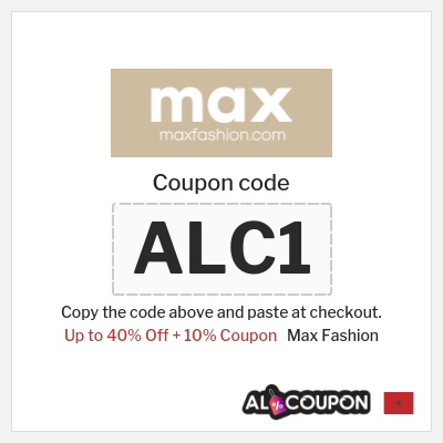 Max Fashion Coupon (ALC1) Max Promo Code Ramadan Sale 2026