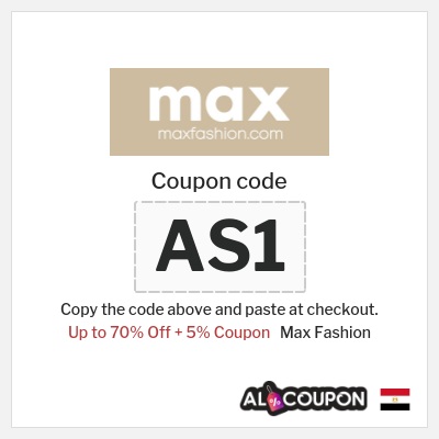 Max Fashion Coupon (AS1) Max Promo Code | Summer Deals