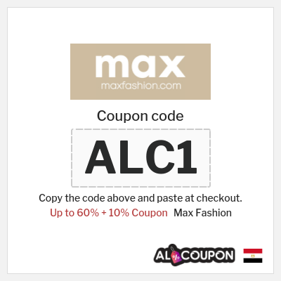 Max Fashion Coupon (ALC1) Max Winter Collection Offers 2026