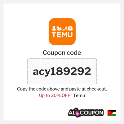 Temu Coupon (acy189292) Temu discount codes 2026