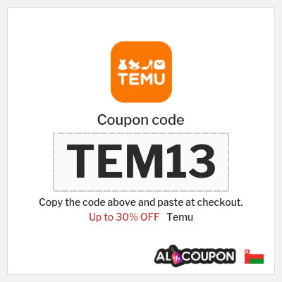 Temu Coupon (TEM13) Temu discount codes 2026
