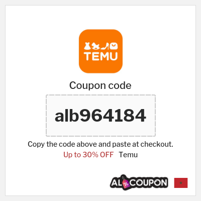 Temu Coupon (alb964184) Temu discount codes 2026