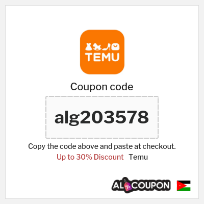 Temu Coupon (alg203578) Temu coupon code 50