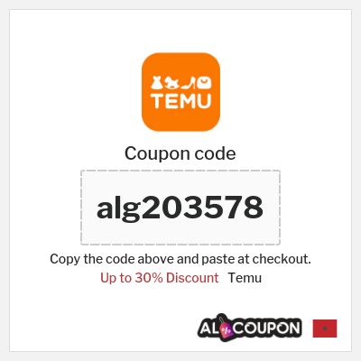 Temu Coupon (alg203578) Temu coupon code 50