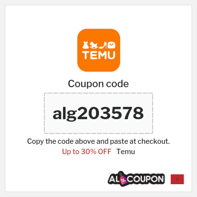 Temu Coupon (alg203578) Temu promo code second order