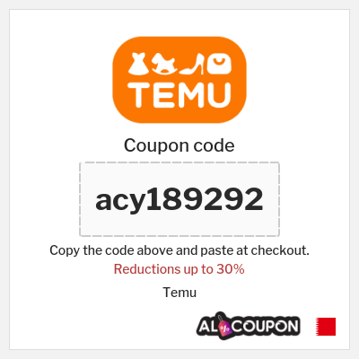 Temu coupon code Bahrain (acy189292
)