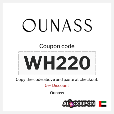 Coupon for Ounass (WH220) 5% Discount