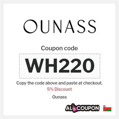 Coupon for Ounass (WH220) 5% Discount