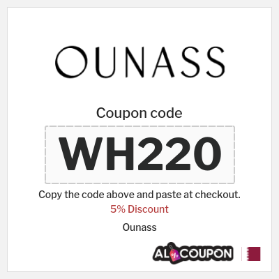 Coupon for Ounass (WH220) 5% Discount