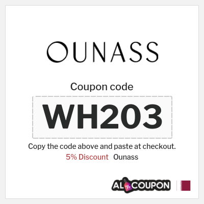 Coupon for Ounass (WH203) 5% Discount