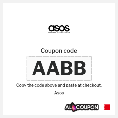 Asos Coupon (AABB) Asos promo code Bahrain