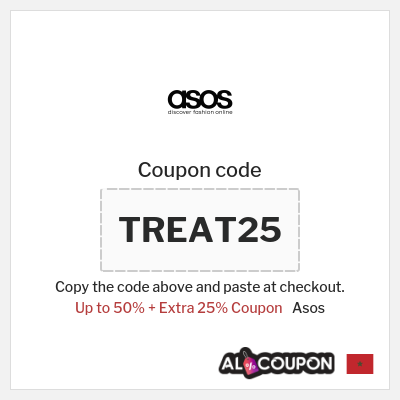 Asos Coupon (TREAT25) ASOS Black Friday Promo Code 2025