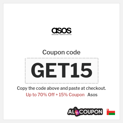 Asos Coupon (GET15) ASOS Black Friday Promo Code 2025