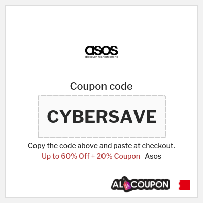Coupon for Asos (CYBERSAVE) Up to 60% Off + 20% Coupon