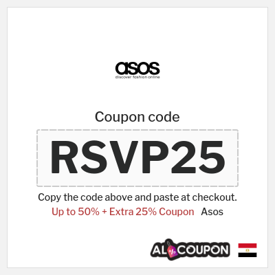 Asos Coupon (RSVP25) ASOS Black Friday Promo Code 2025