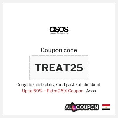 Asos Coupon (TREAT25) ASOS Black Friday Promo Code 2025