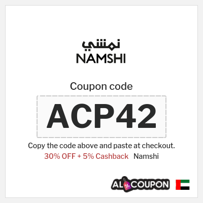 Namshi Coupon (ACP42) Namshi voucher UAE