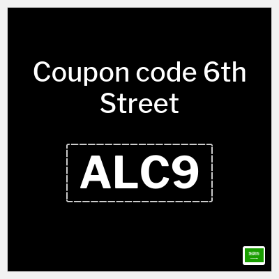 6th Street Coupon (ALC9) 6th Street discount code KSA