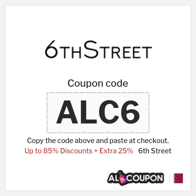 Coupon for 6th Street (ALC6) Up to 85% Discounts + Extra 25%