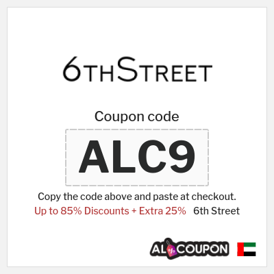 6th Street Coupon (ALC9) 6th Street Cyber Sale 2025