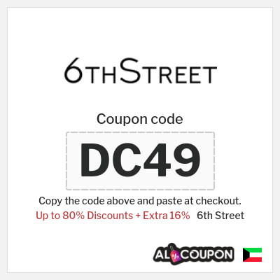 Coupon for 6th Street (DC49) Up to 80% Discounts + Extra 16%