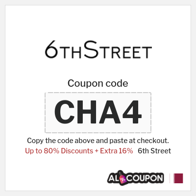6th Street Coupon (CHA4) 6th Street End of Season Sale 2026