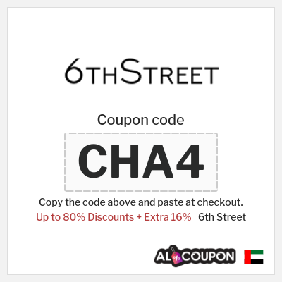 6th Street Coupon (CHA4) 6th Street End of Season Sale 2026