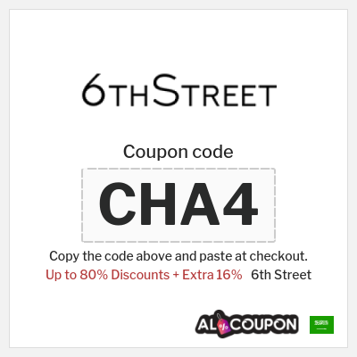 6th Street Coupon (CHA4) 6th Street End of Season Sale 2026