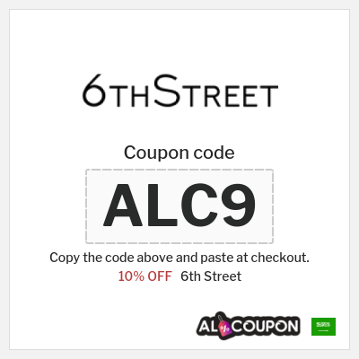 6th Street Coupon (ALC9) 6th Street discount code | 10% OFF for Repeat Users