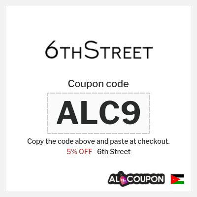 6th Street Coupon (ALC9) 6th Street discount code | 5% OFF for Repeat Users