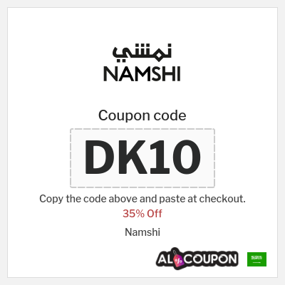 Coupon for Namshi (DK10) 35% Off