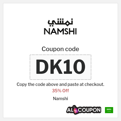 Coupon for Namshi (DK10) 35% Off