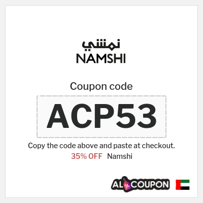 Namshi Coupon (ACP53) Namshi coupon 2025