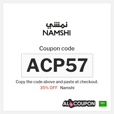 Namshi Coupon (ACP57) Namshi coupon 2025