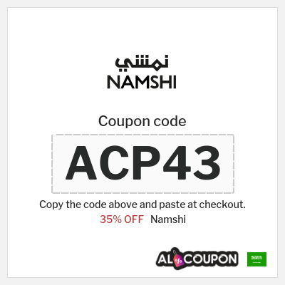 Namshi Coupon (ACP43) Namshi coupon 2025