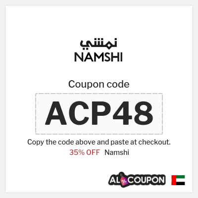 Namshi Coupon (ACP48) Namshi coupon 2025