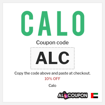 Coupon discount code for Calo 10% OFF