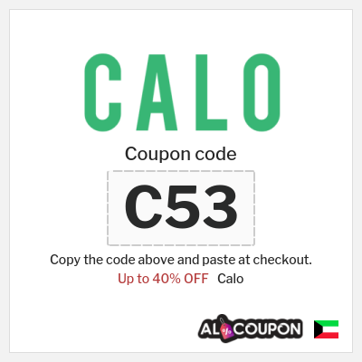 Coupon discount code for Calo Up to 40%