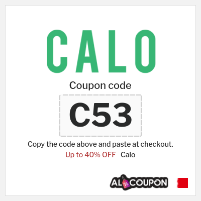 Coupon discount code for Calo Up to 40%