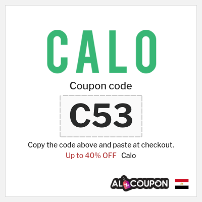 Coupon discount code for Calo Up to 40%